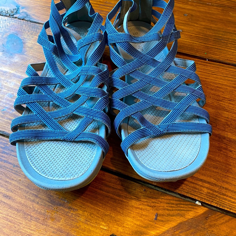 Baretrap Blue Gladiator Sandles